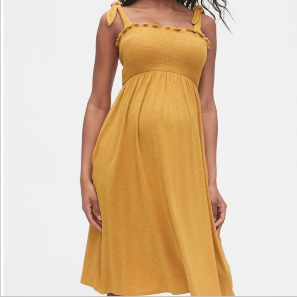 GAP smocked tank dress